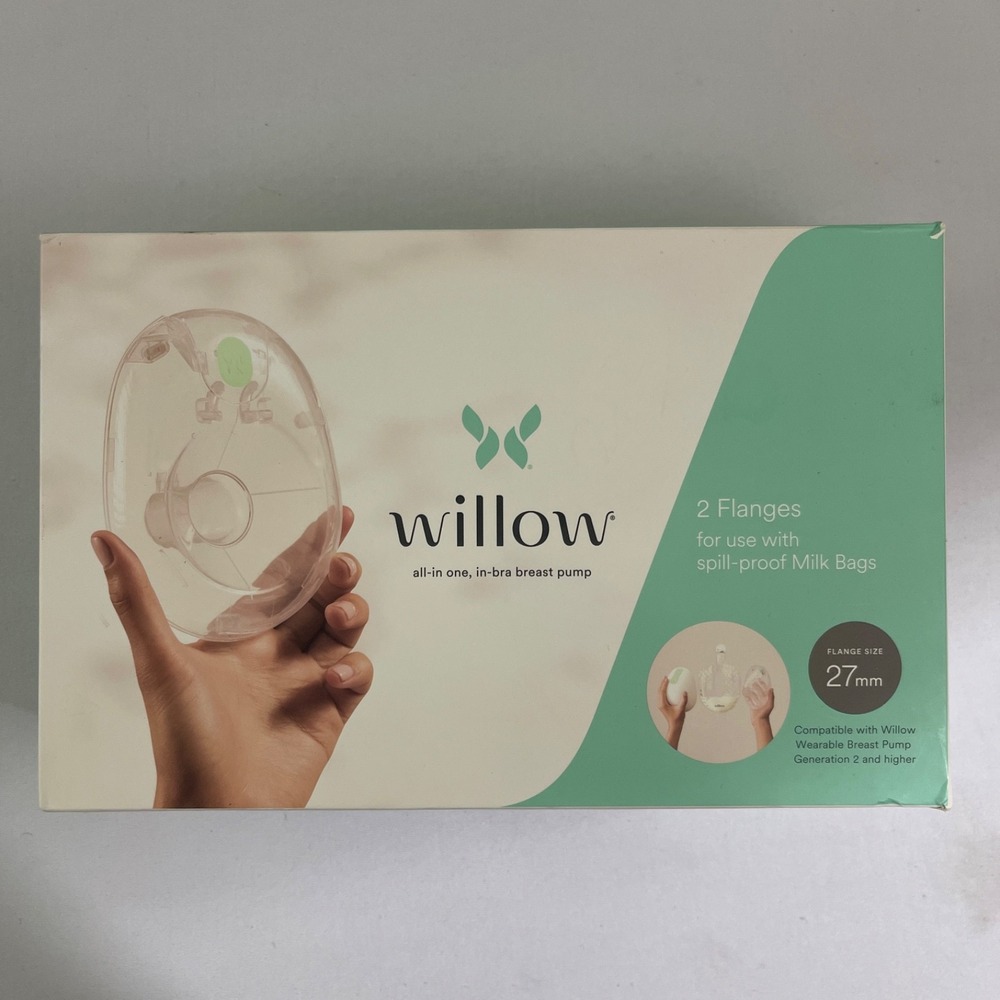 Willow 2 Flanges 27mm For Spill-Proof Milk‎ Bags All-In-One In-Bra Breast Pump